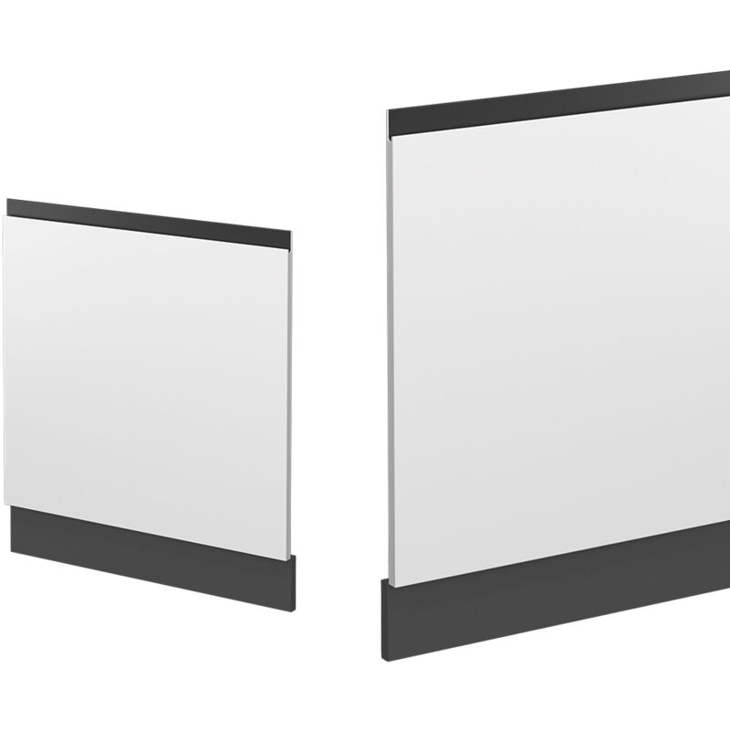 foto del prodotto pannello frontale r line, bianco, 59.6 cm forma a j, senza piano di lavoro vicco