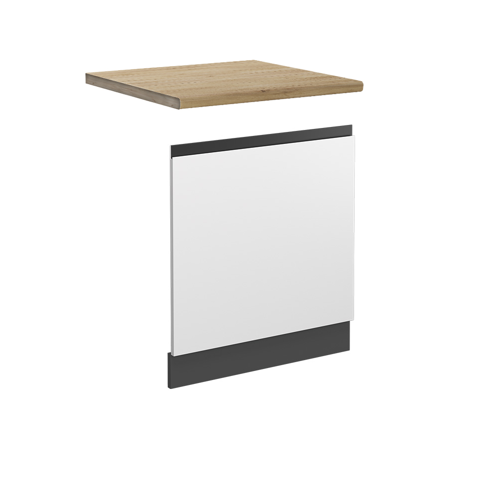 foto del prodotto pannello frontale r line, bianco, 60 cm , pl rovere vicco