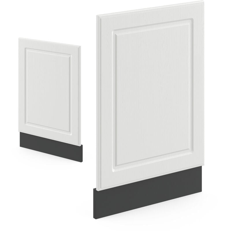 foto del prodotto pannello frontale r line, bianco casa di campagna, 45 cm senza piano di lavoro vicco