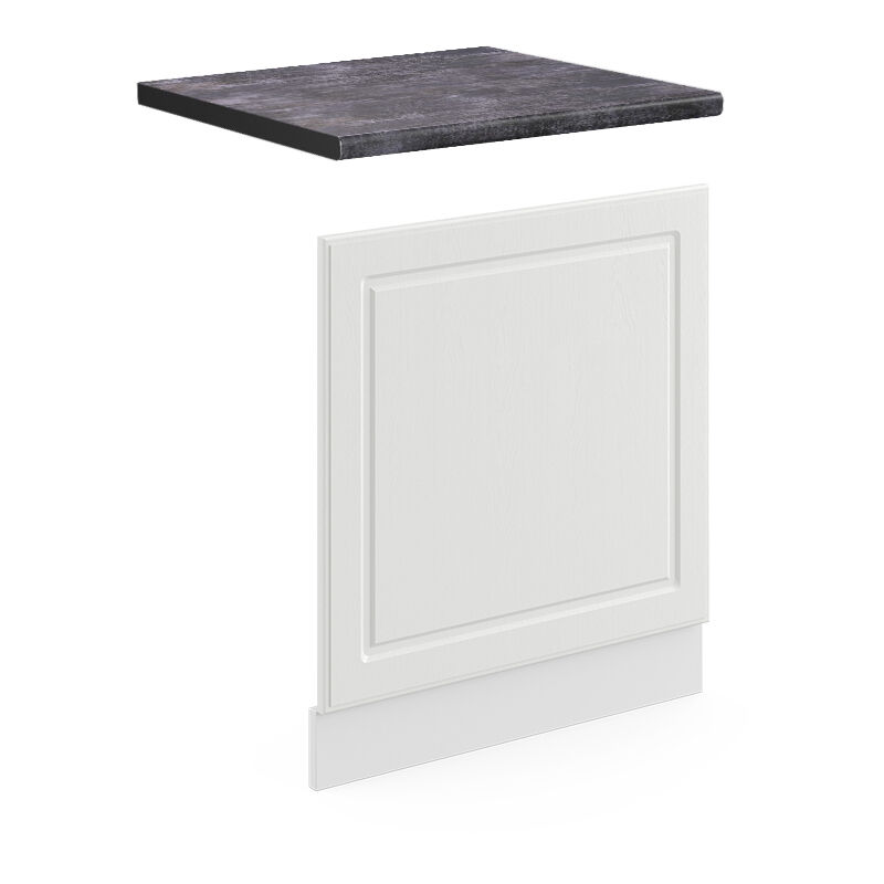 foto del prodotto pannello frontale r line, bianco casa di campagna, 60 cm , pl antracite, vicco