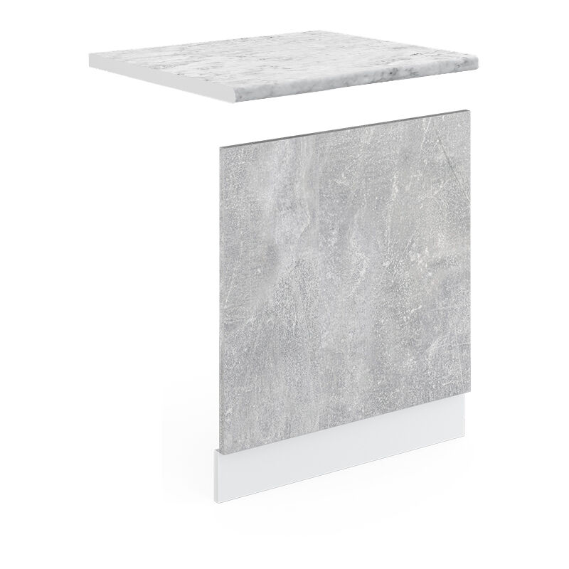 foto del prodotto pannello frontale r line, calcestruzzo, 60 cm , pl marmo, vicco