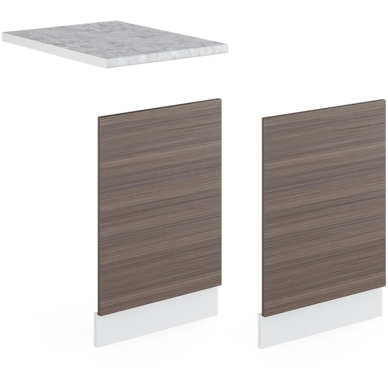 foto del prodotto pannello frontale r-line, grigio, 45 cm senza piano di lavoro vicco