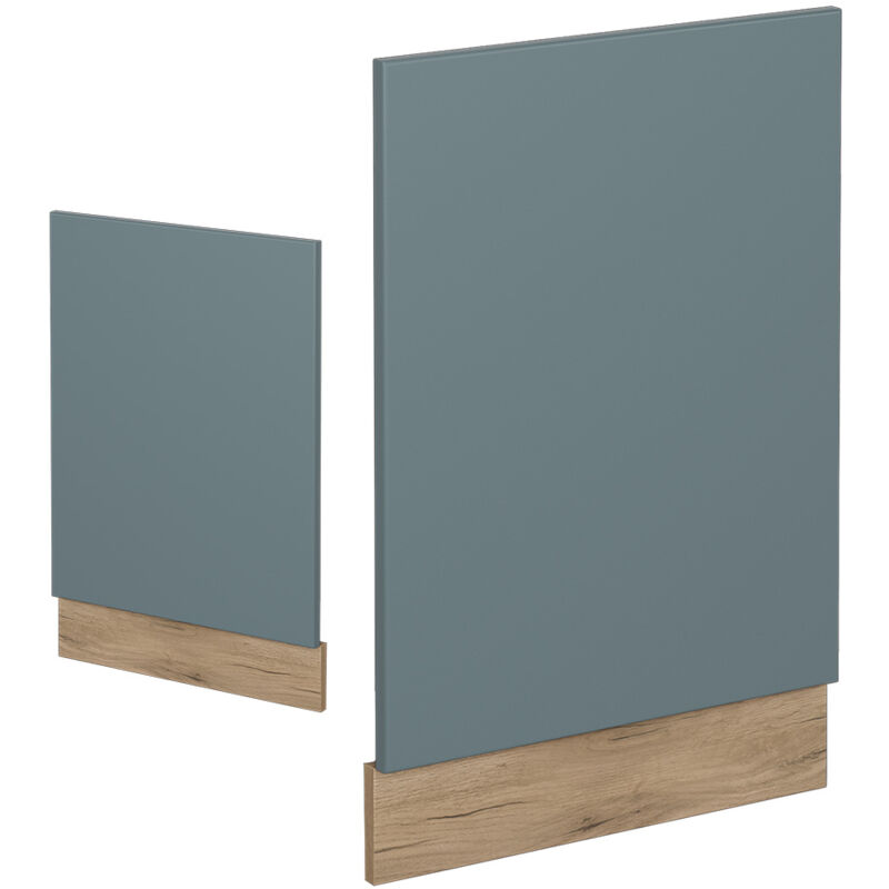 foto del prodotto pannello frontale r line, grigio blu, 45 cm senza piano di lavoro vicco