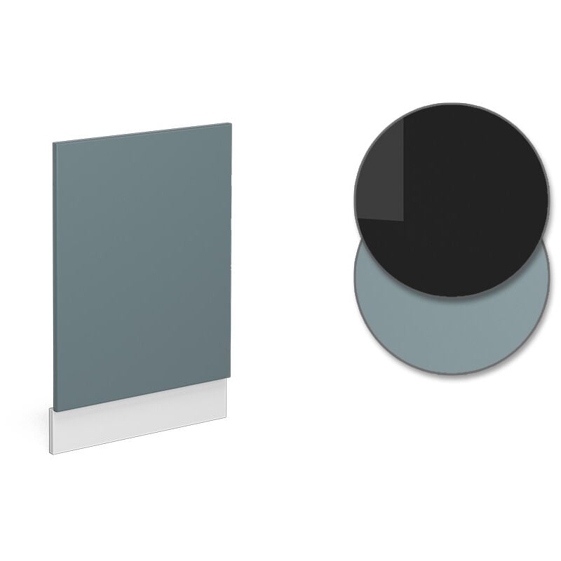 foto del prodotto pannello frontale r line, grigio blu, 45 cm senza piano di lavoro vicco