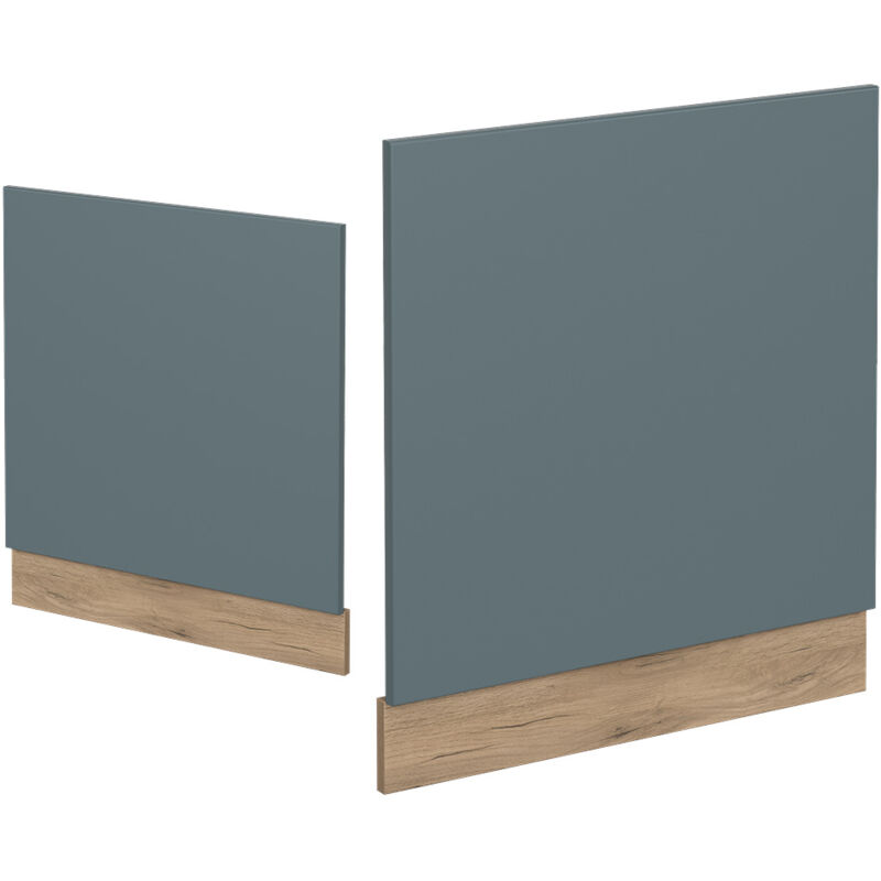 foto del prodotto pannello frontale r line, grigio blu, 60 cm senza piano di lavoro vicco