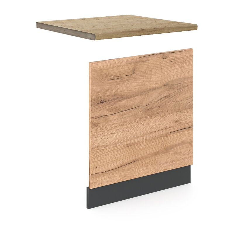 foto del prodotto pannello frontale r line, quercia dorata, 60 cm , pl rovere vicco