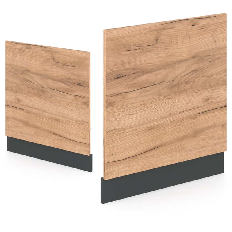 foto del prodotto pannello frontale r line, quercia dorata, 60 cm senza piano di lavoro vicco