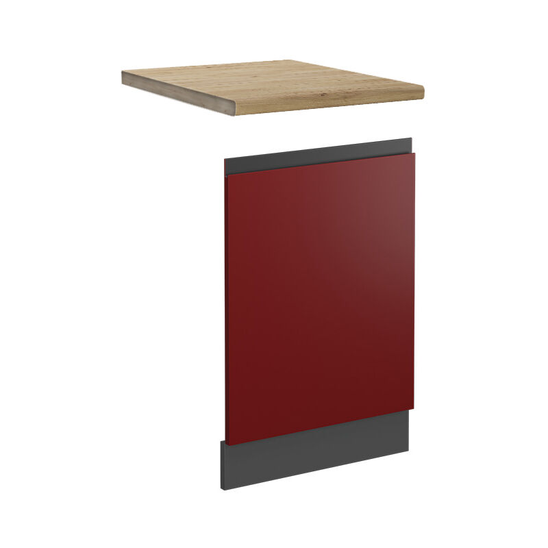 foto del prodotto pannello frontale r line, rosso, 45 cm , pl rovere vicco