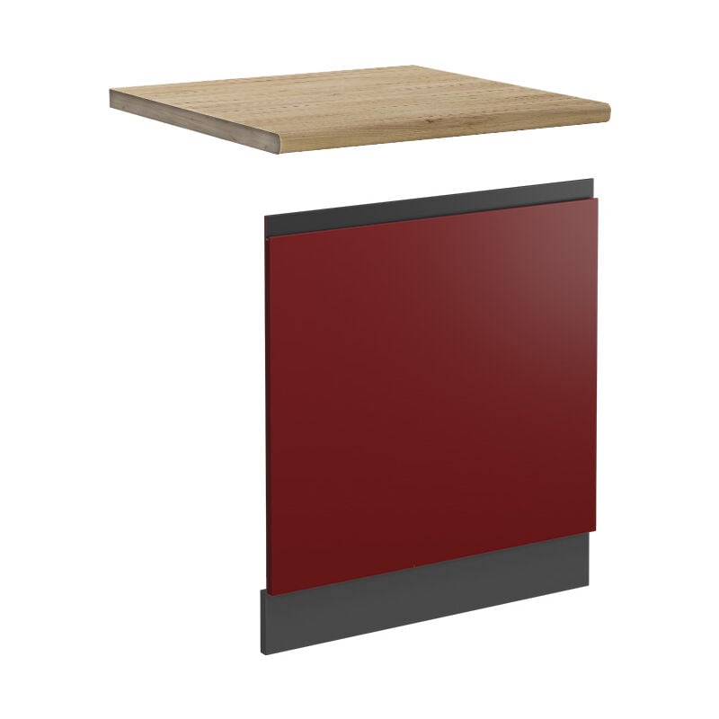 foto del prodotto pannello frontale r line, rosso, 60 cm , pl rovere, vicco