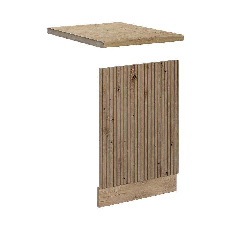 foto del prodotto pannello frontale r line, rovere artigianale, 45 cm , pl rovere vicco