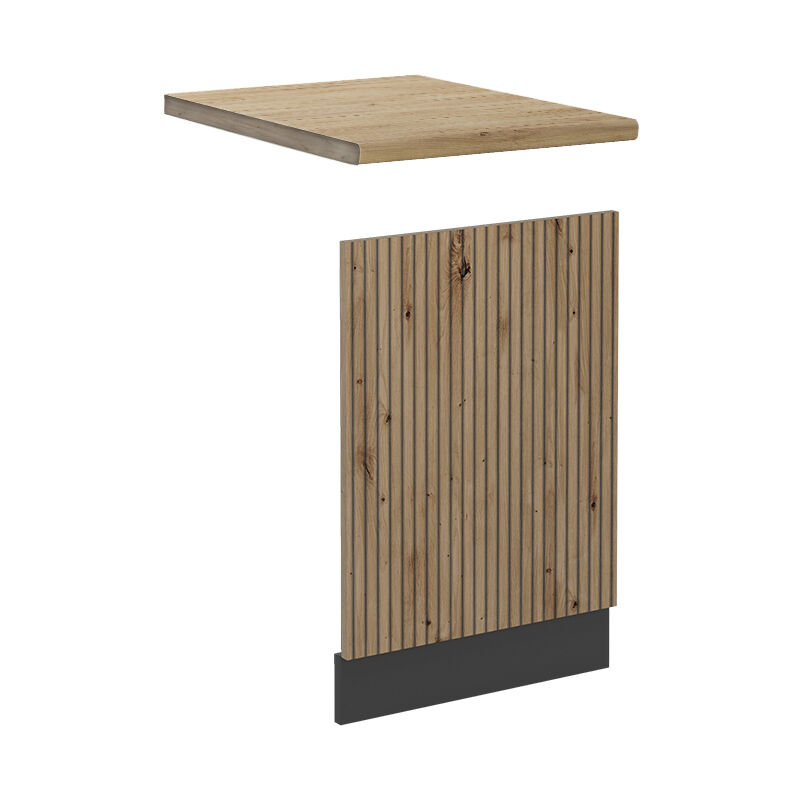 foto del prodotto pannello frontale r line, rovere artigianale, 45 cm , pl rovere vicco