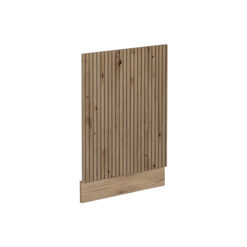foto del prodotto pannello frontale r line, rovere artigianale, 45 cm senza piano di lavoro vicco