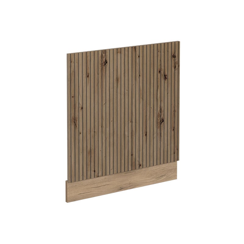 foto del prodotto pannello frontale r line, rovere artigianale, 60 cm senza piano di lavoro vicco