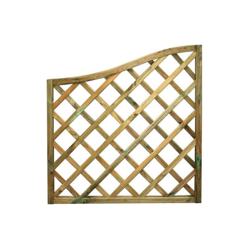 foto del prodotto pannello grigl. legno impregn. onda piccolo 90x90hcm papillon