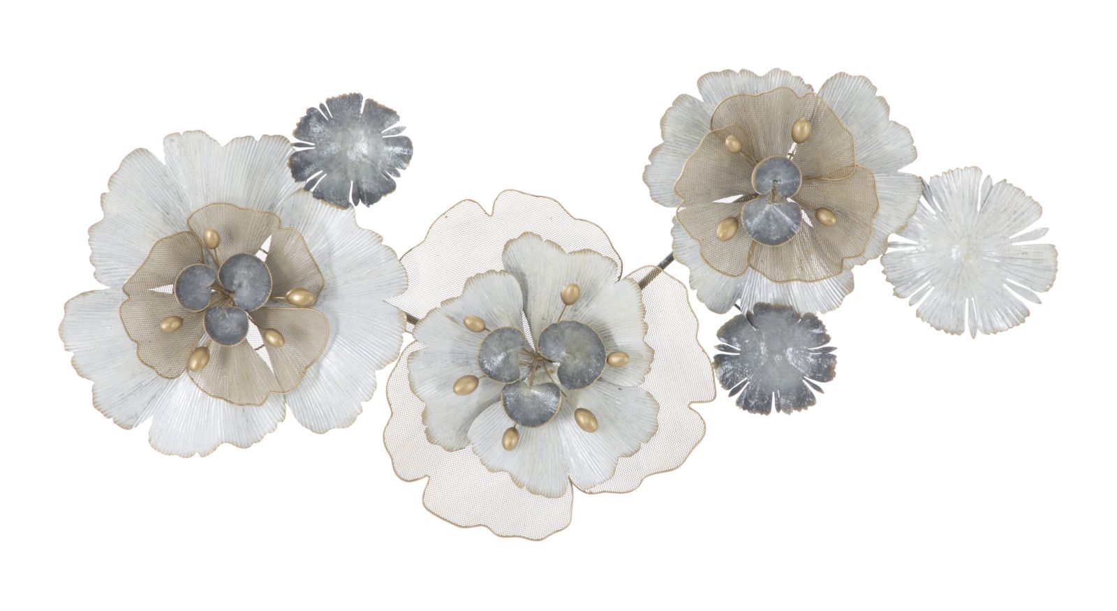 foto del prodotto pannello in ferro flowery cm 116,5x8x58