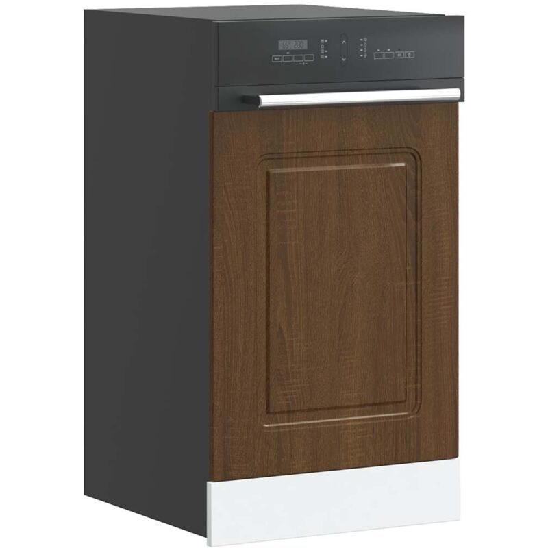foto del prodotto pannello lavastoviglie kalmar rovere marrone 45x1,5x67 cm vidaxl