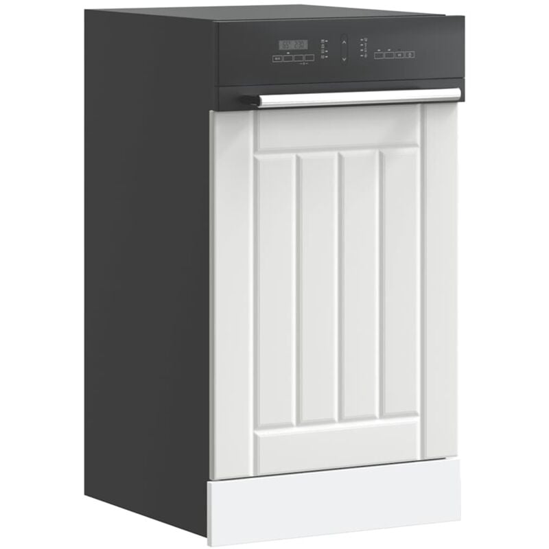 foto del prodotto pannello lavastoviglie lucca bianco in legno multistrato vidaxl