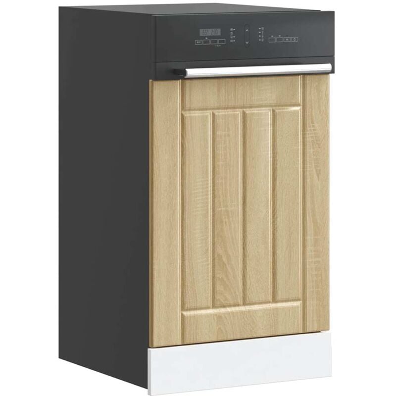 foto del prodotto pannello lavastoviglie lucca rovere sonoma in legno multistrato vidaxl