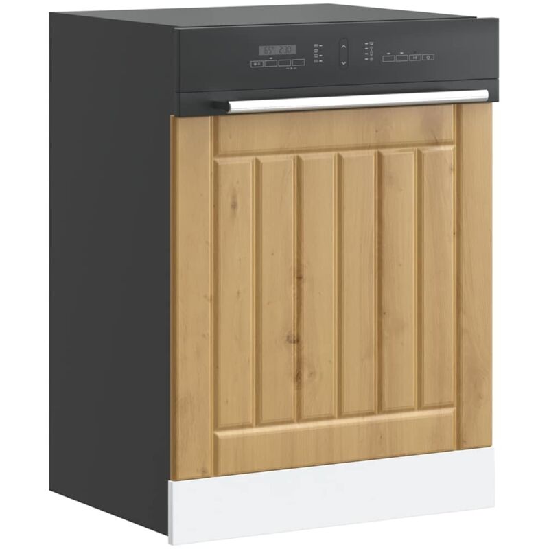 foto del prodotto pannello lavastoviglie rovere artigianale legno multistrato vidaxl