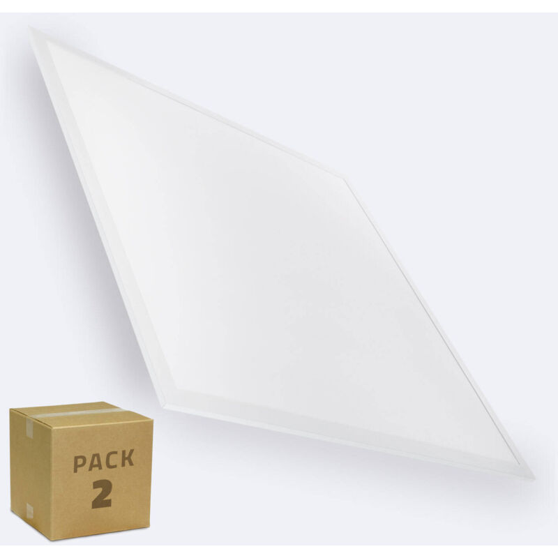 foto del prodotto pannello led 60x60 cm 36w 3600 lm lifud con cavo di sicurezza bianco naturale 4000k lifud no flicker