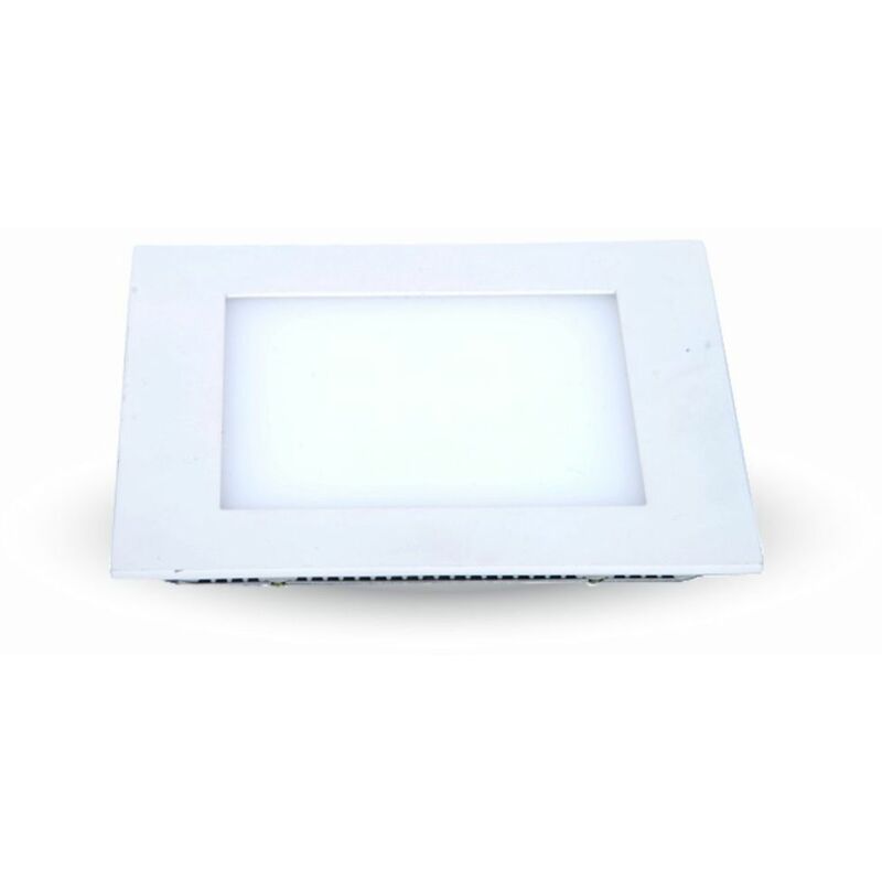 foto del prodotto pannello led a montaggio a incasso quadrato 8w bianco caldo senza driver v tac