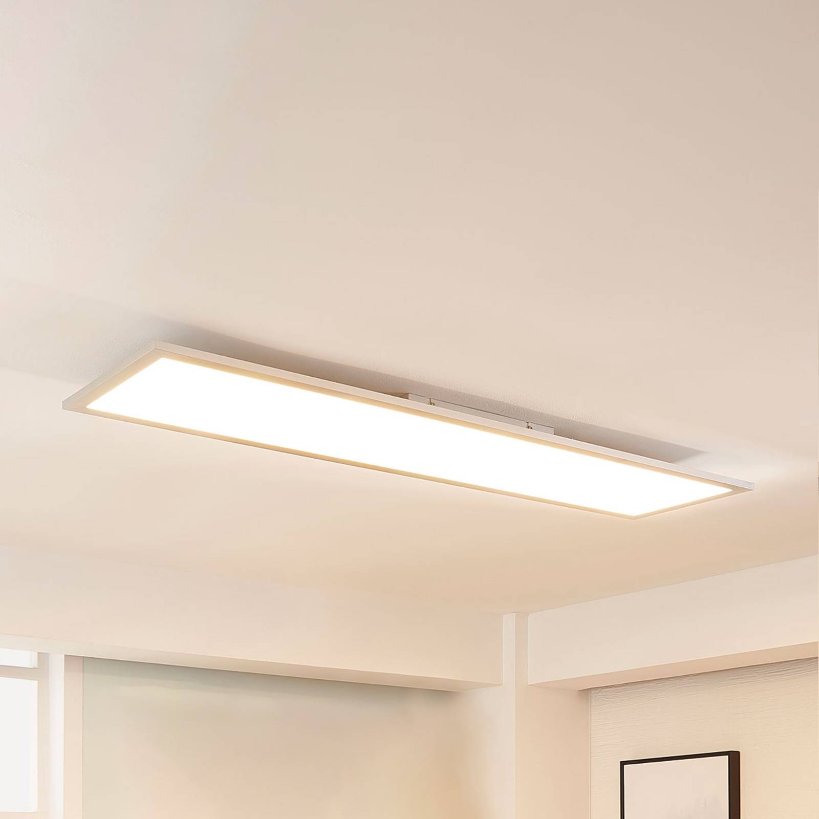 foto del prodotto pannello led arcchio lysander, 50w, cct, 119cm, argento