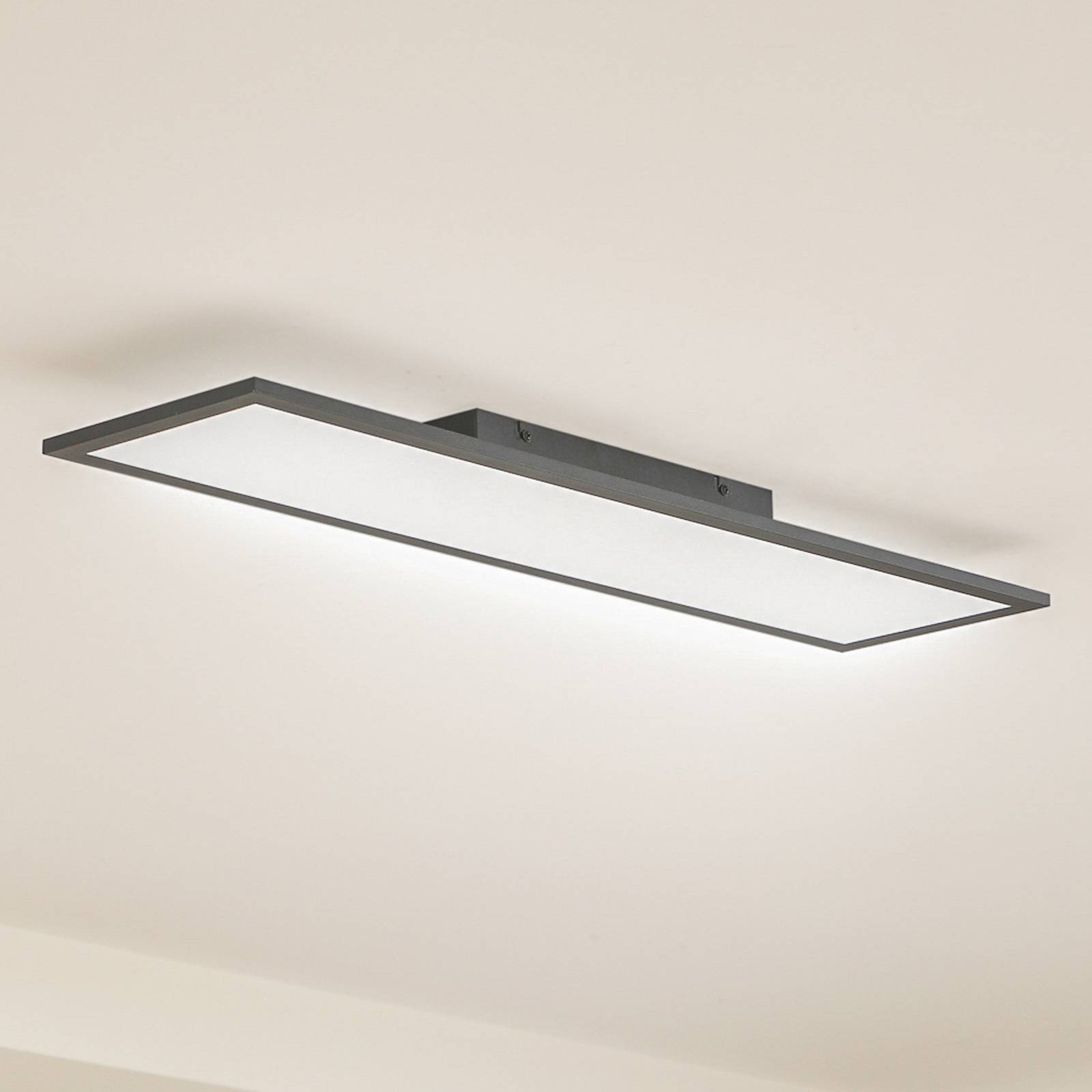 foto del prodotto pannello led lindby enhife, nero, 80 x 20 cm, metallo, 4.000k