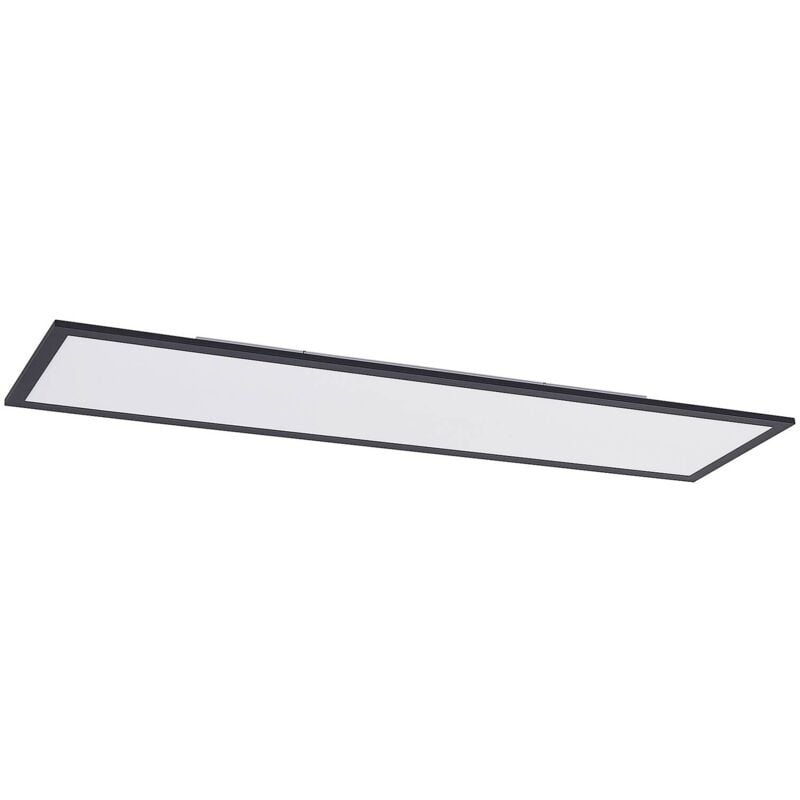 foto del prodotto pannello led lindby nelios, 120 x 30 cm, 4000k, nero, metallo