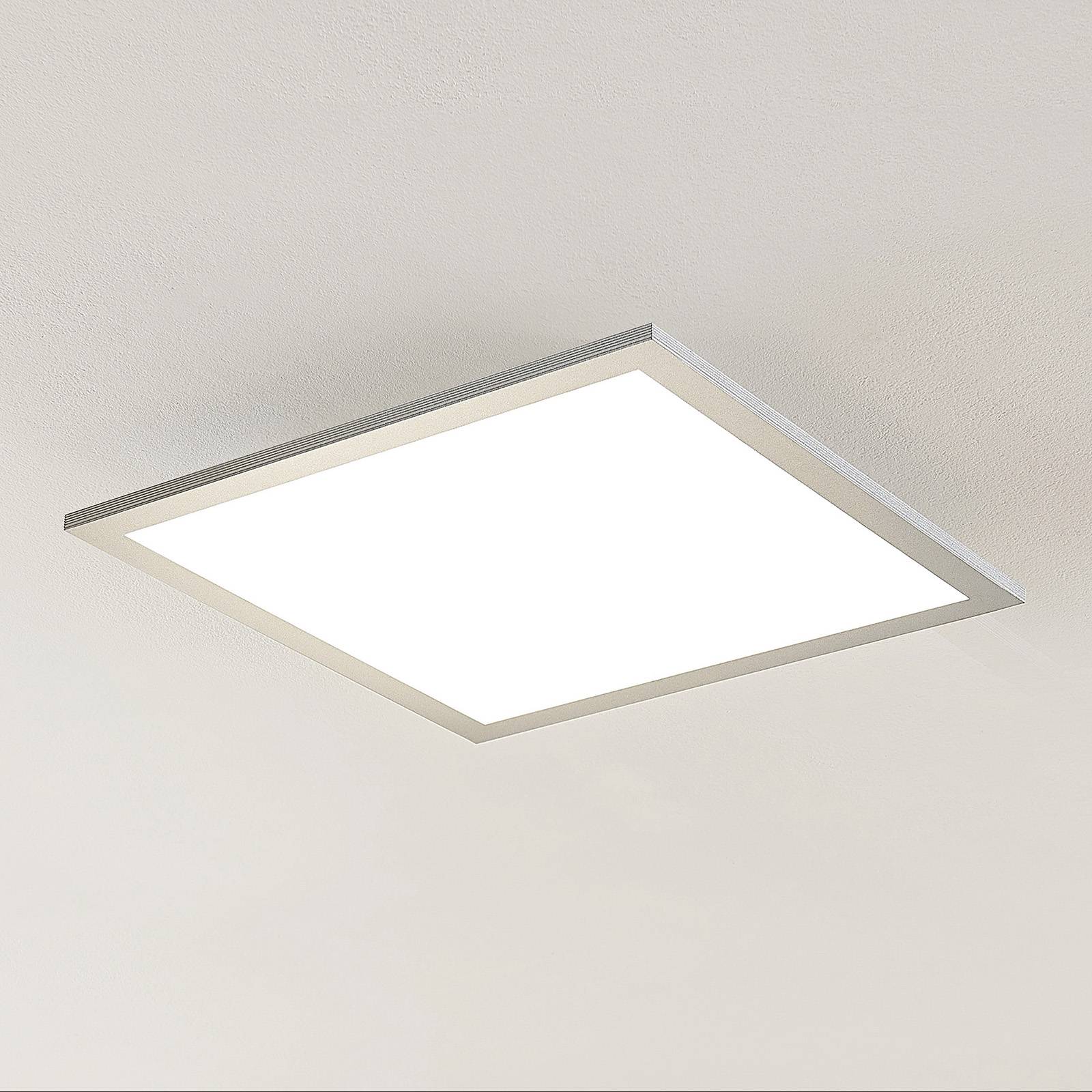 foto del prodotto pannello led prios gelora, 40 cm, 4.000 k, colore argento, alluminio