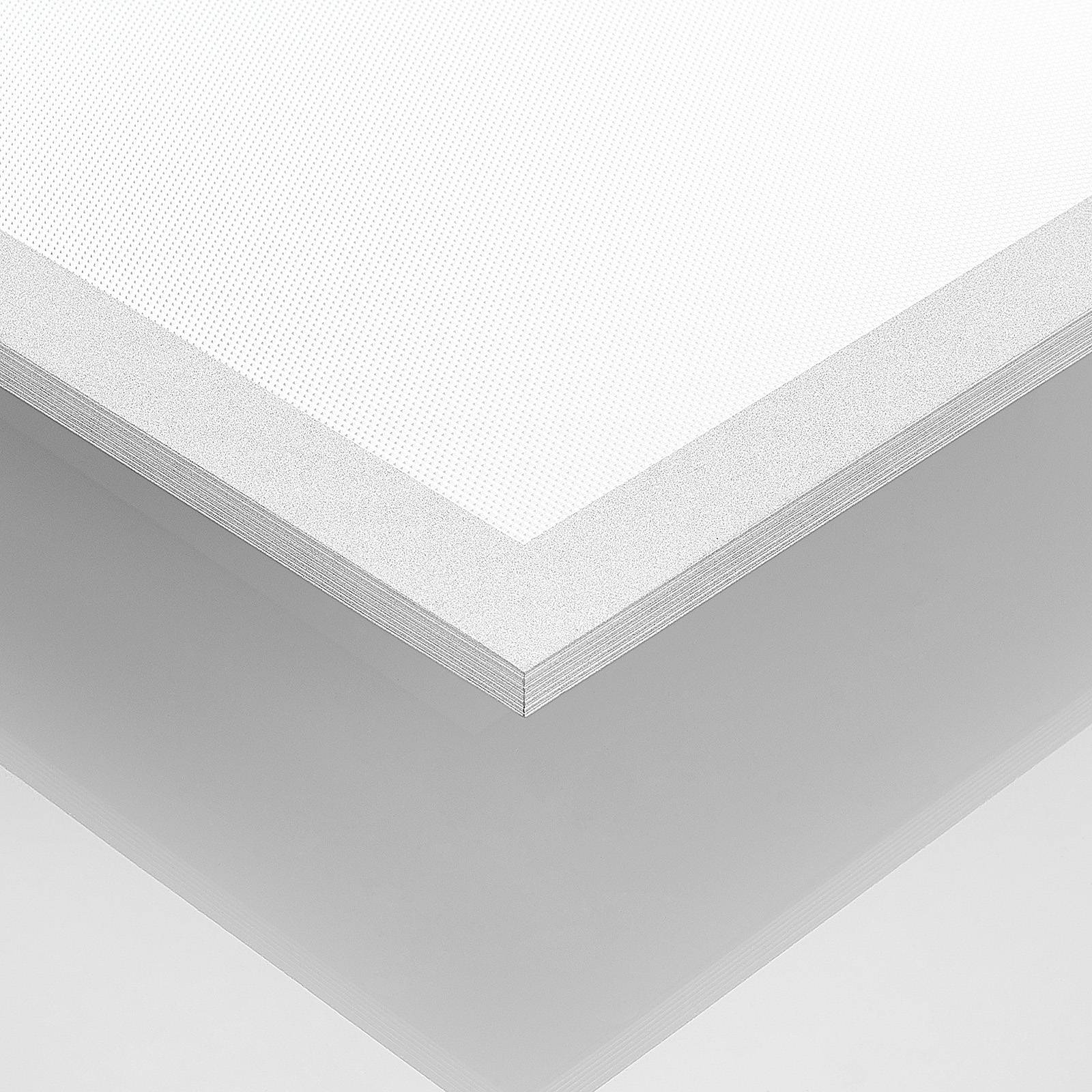 foto del prodotto pannello led prios gelora, 80 cm, 4.000 k, colore argento, alluminio