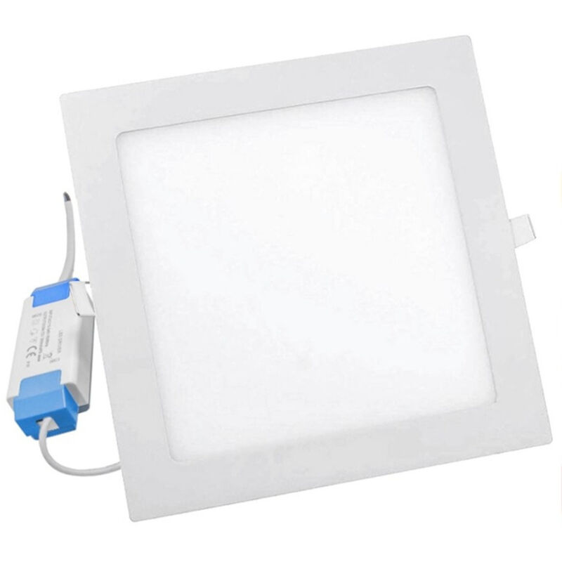 foto del prodotto pannello led quadrato incasso 18 w con driver cct 3000k 4000k 6500k p205a q3c trade shop traesio