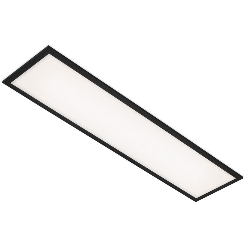 foto del prodotto pannello led semplice, luce bianca neutra, nero, 100 x 25 x 6 cm briloner