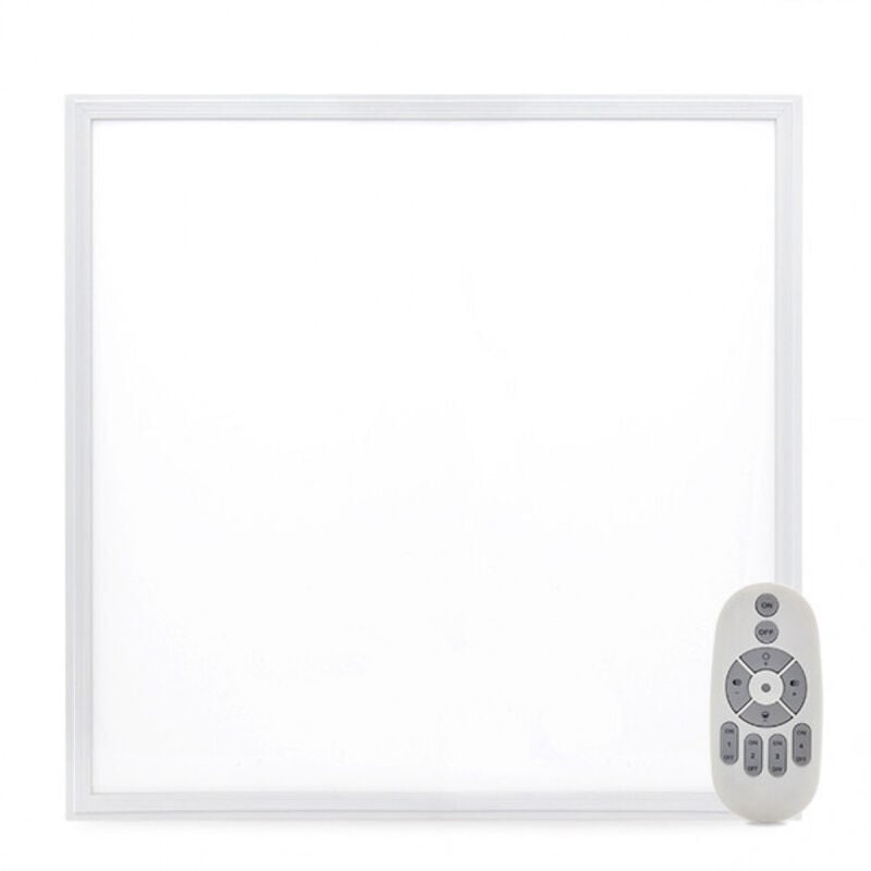 foto del prodotto pannello led superslim 36w 3600lm 60x60cm cornice bianca telecomando intensit cct 40.000h ho panmb59559536w rc 