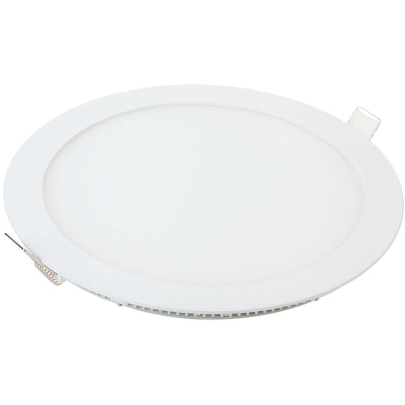 foto del prodotto pannello led tondo v tac da incasso 18w 2700k bianco vt 1807 4860 214860