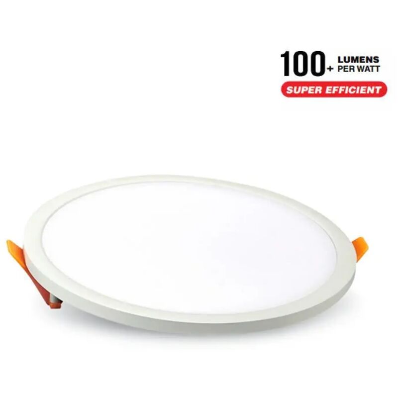 foto del prodotto pannello luminoso led debordante tondo bianco freddo 22 watt f