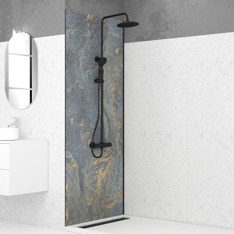 foto del prodotto pannello murale per bagno finitura pietra venus - 90x210 cm - stone'it