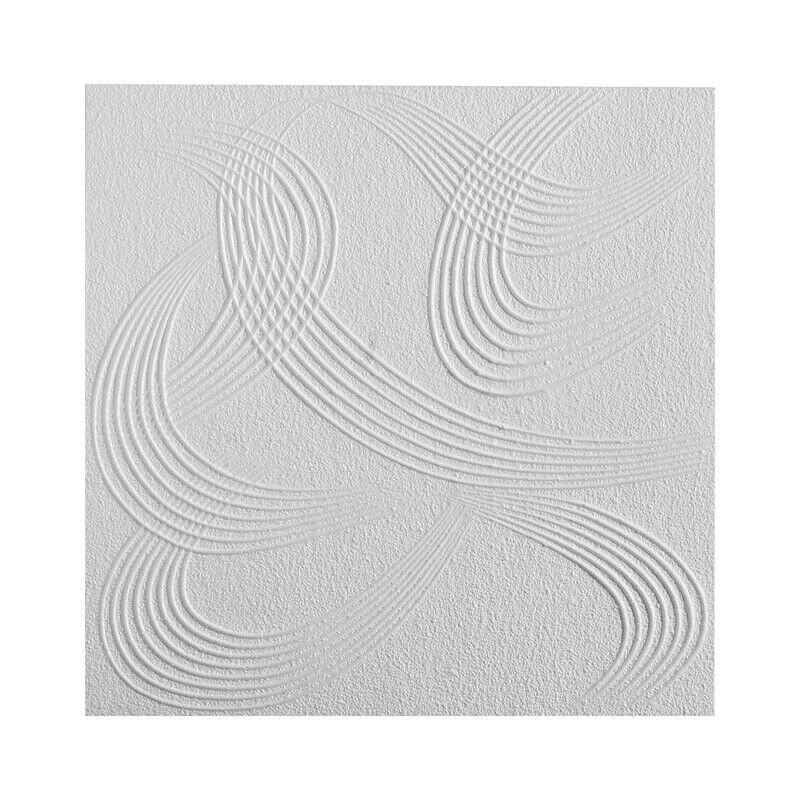 foto del prodotto pannello polistirolo soffitti tpdz argento 50x50. prezzo per 1 metro quadro 4 pannelli 