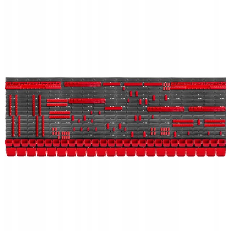 foto del prodotto pannello portautensili kadax 232x78cm garage per attrezzi da parete per officina 140 pezzi