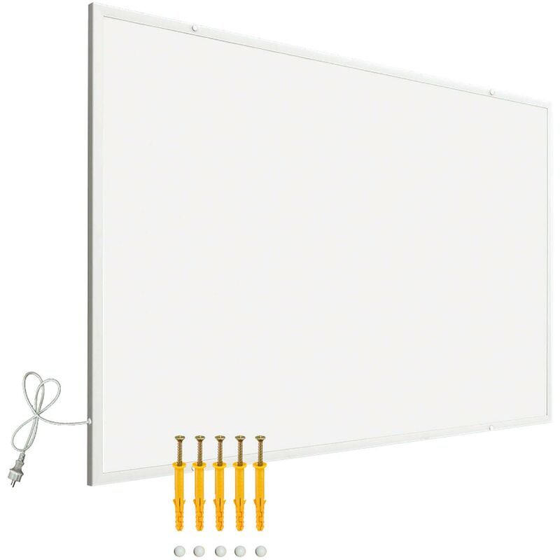foto del prodotto pannello radiante a infrarossi 520w 920x620x15 mm, pannello elettrico per riscaldamento ir wiltec