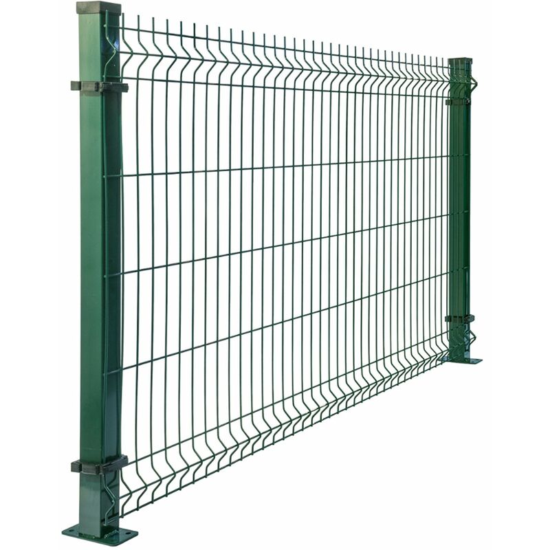 foto del prodotto pannello rigido per recinzione modulare plastificato verde border maglia 20 x 5 cm 200 x h 142 cm