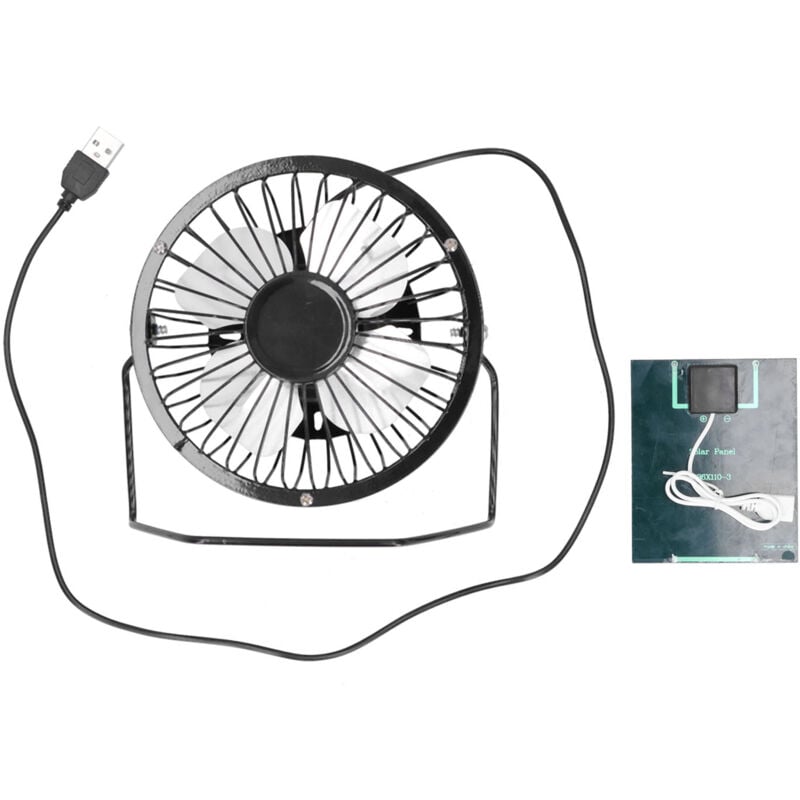 foto del prodotto pannello solar fan pannello mobile alimentatore mobile power ventilazione per esterni interfaccia usb dispositivo portatile eosnow