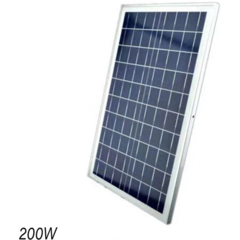 foto del prodotto pannello solare fotovoltaico celle silicio di ricambio 200w per faro 8200l