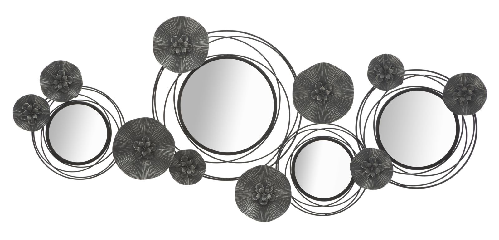 foto del prodotto pannello specchio dark round cm 117x5,5x49