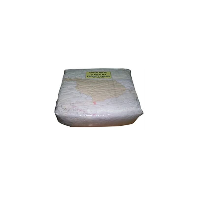 foto del prodotto panno di cotone bianco m 2 confezione da 5 kg tbml2p050