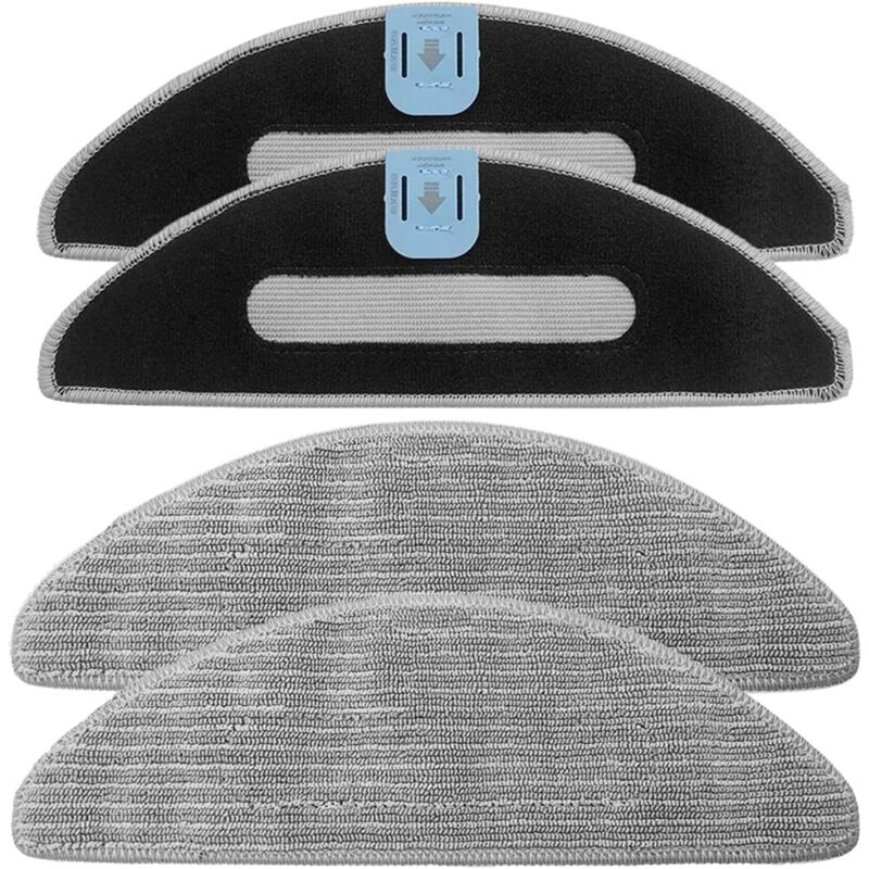 foto del prodotto panno di ricambio applicabile da 4 pezzi per irobot combo i8 i8 i5 i5 j5 j5 robot aspirapolvere accessori, panni in microfibra lavabili