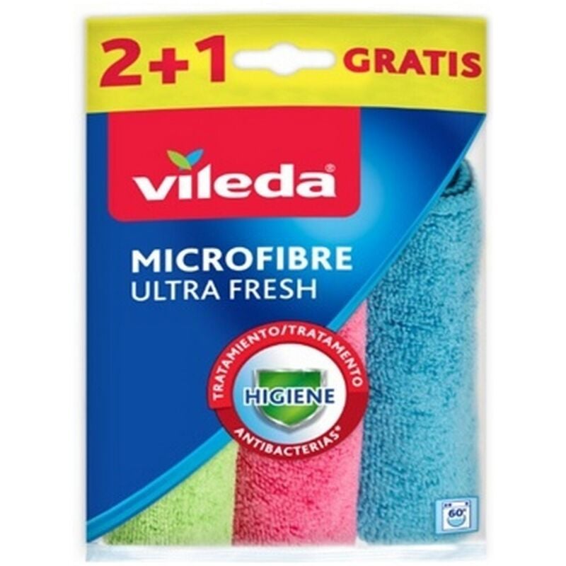 foto del prodotto panno in microfibra ultrafresh 2+1 167602 vileda