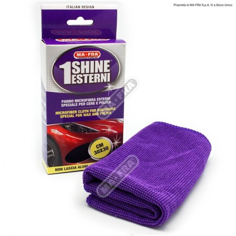 foto del prodotto panno microfibra esterni 1 shine esterni ma fra