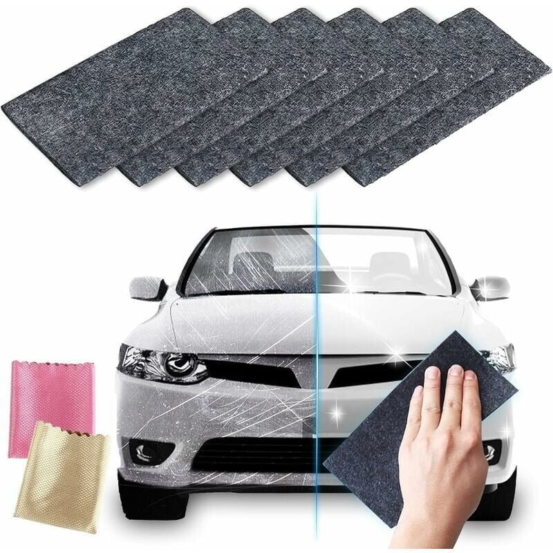 foto del prodotto panno nano sparkle, antigraffio nanosparkle, panno per riparazione graffi auto, cancella il panno antigraffio per auto, manutenzione lucidatura