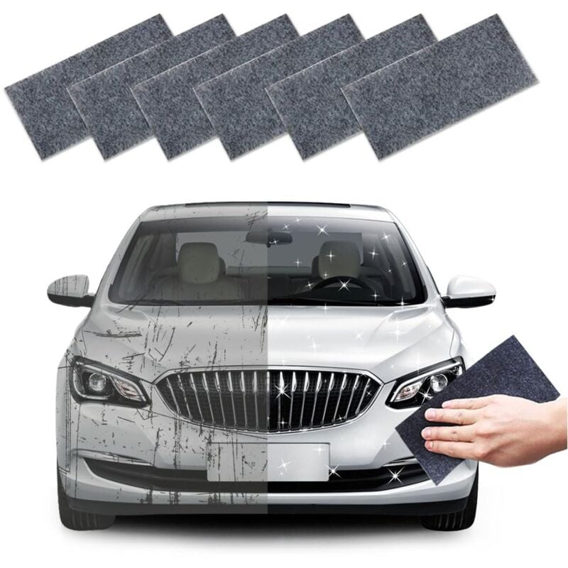 foto del prodotto panno nano sparkle confezione da 6 panni antigraffio per auto, efficace riparazione dei graffi, compatibile con tutti i colori, riutilizzabile,