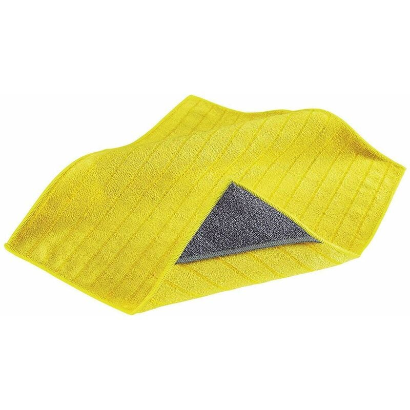 foto del prodotto panno pulizie microfibra corner scrub con angolo abrasivo cucina sporco leifheit